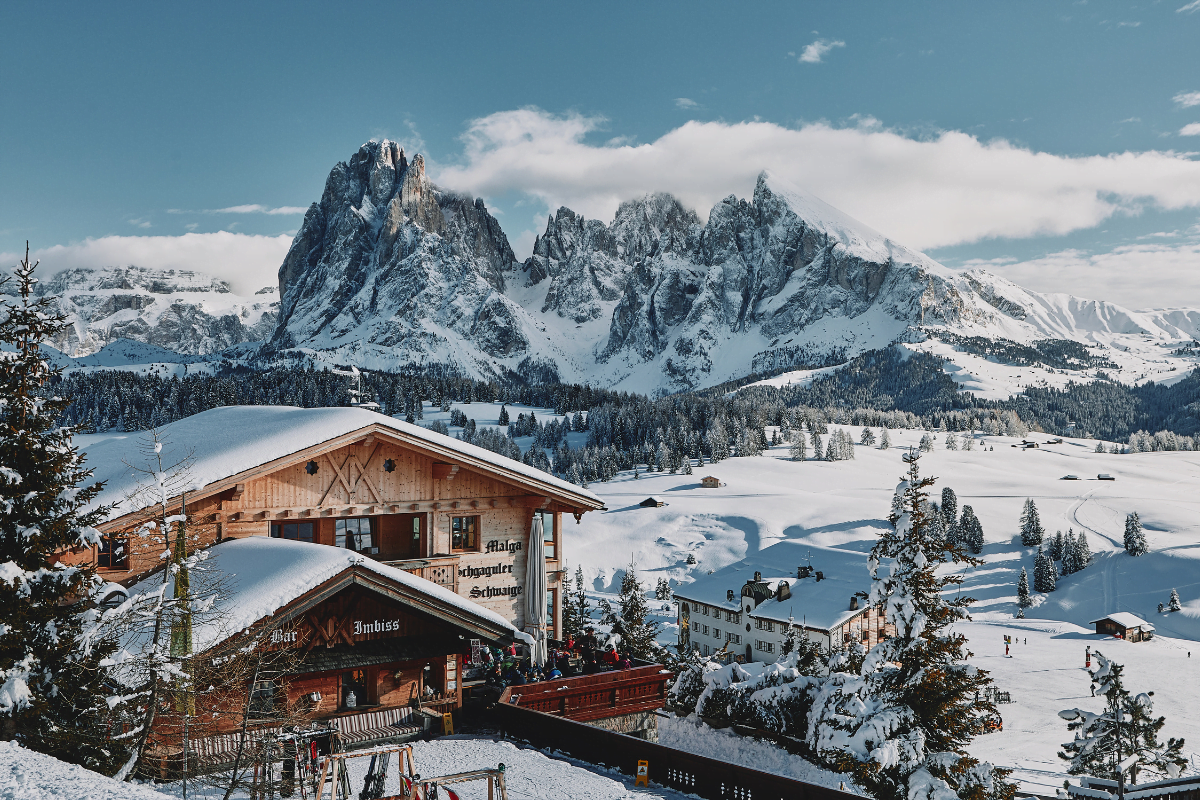 Hotel romantique dans les alpes