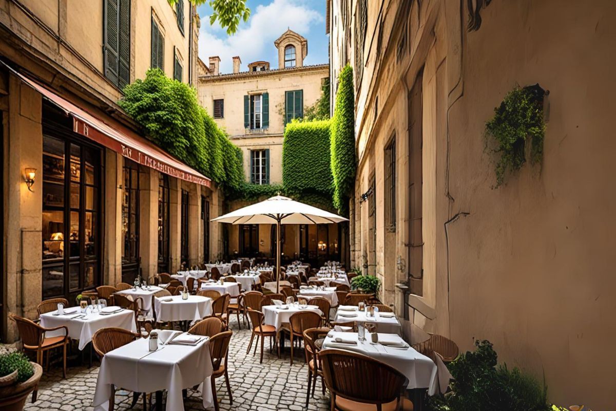 Aix en provence restaurant terrasse