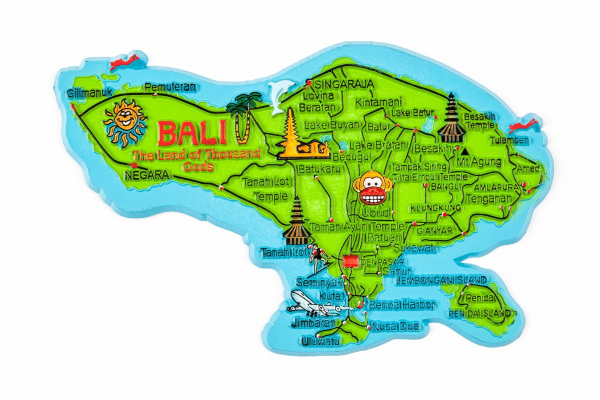 Ou se trouve Bali sur une carte ?