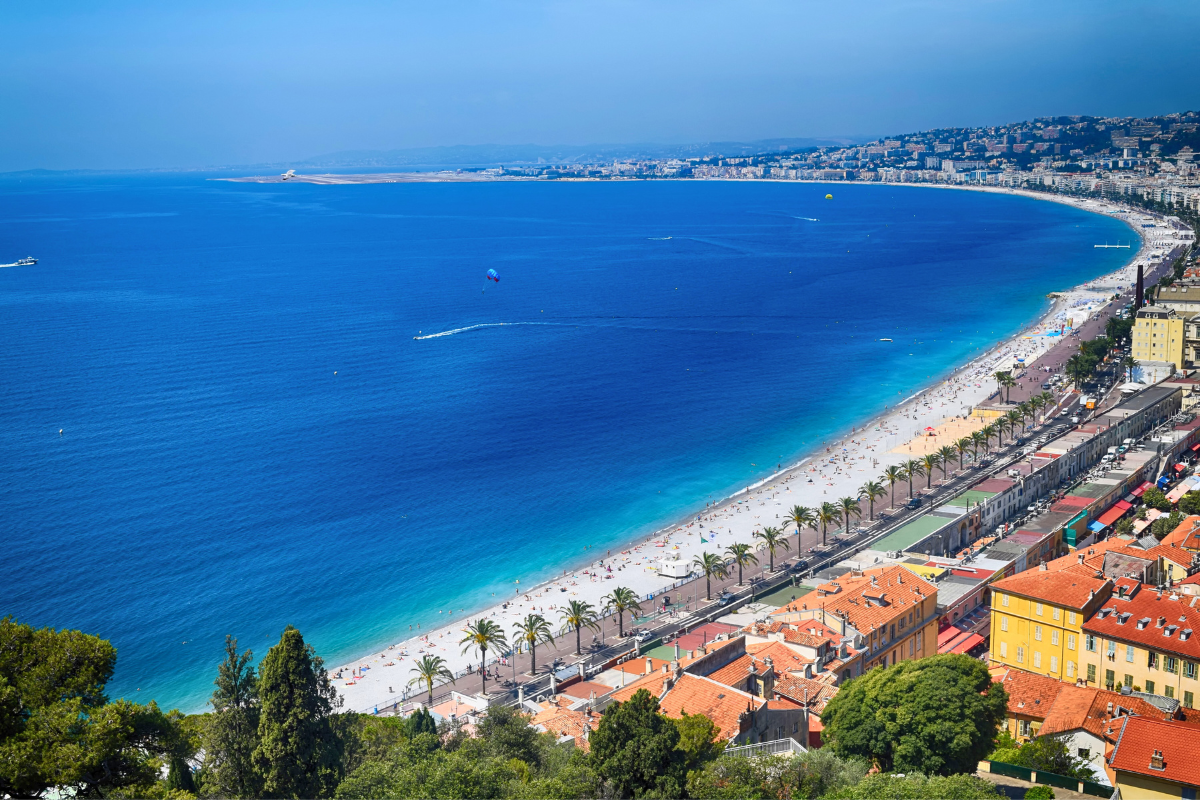 Arrivée du tour de france à Nice