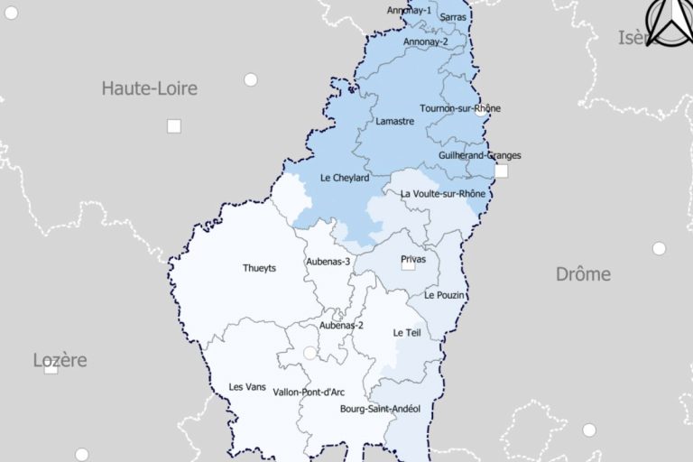 Ou se trouve l’Ardèche sur la carte de France ?