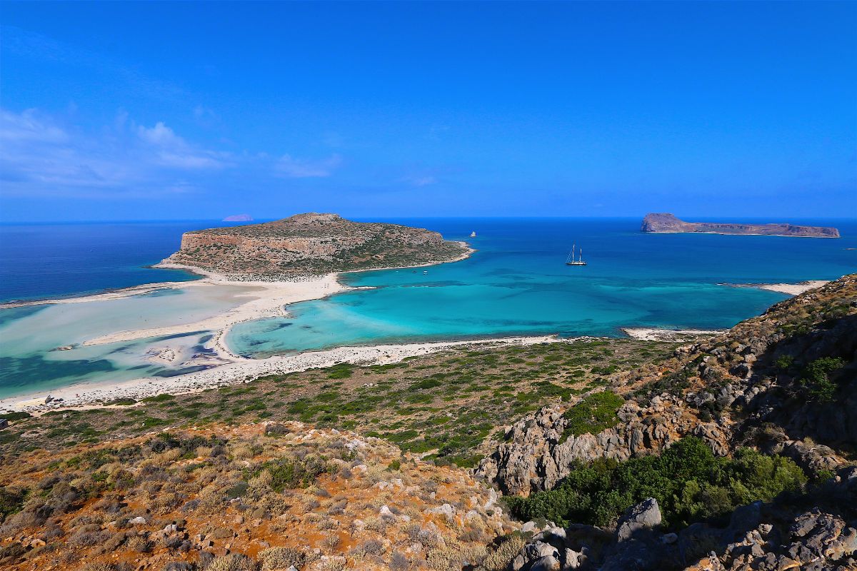 Balos vue randonnée