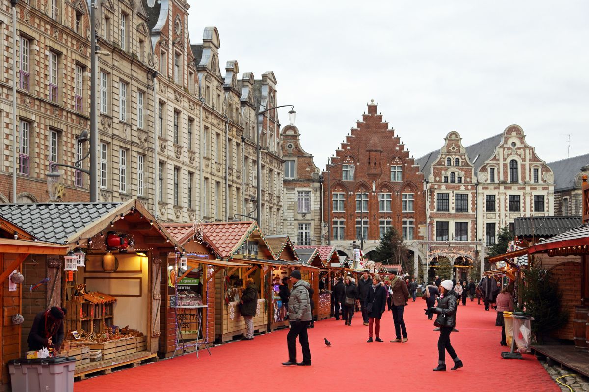 Arras marché de noël rue