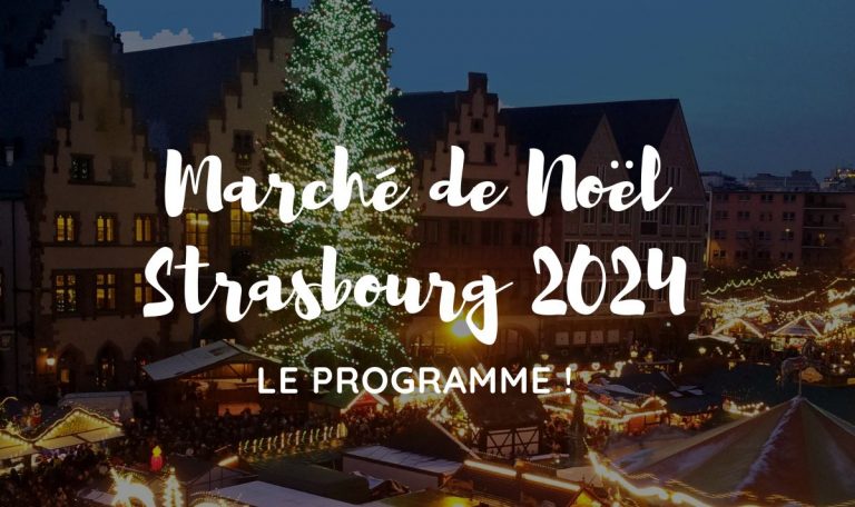 Plan du marché de Strasbourg noel