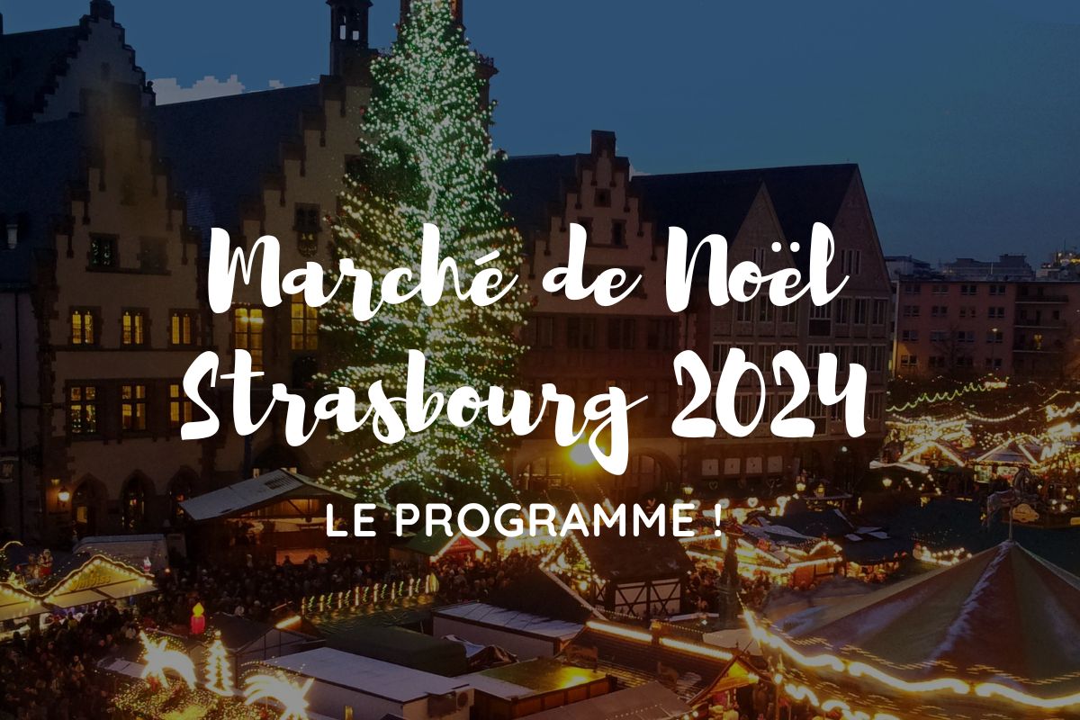 Plan du marché de Strasbourg noel