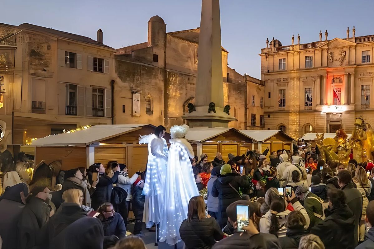 Arles marché de noel