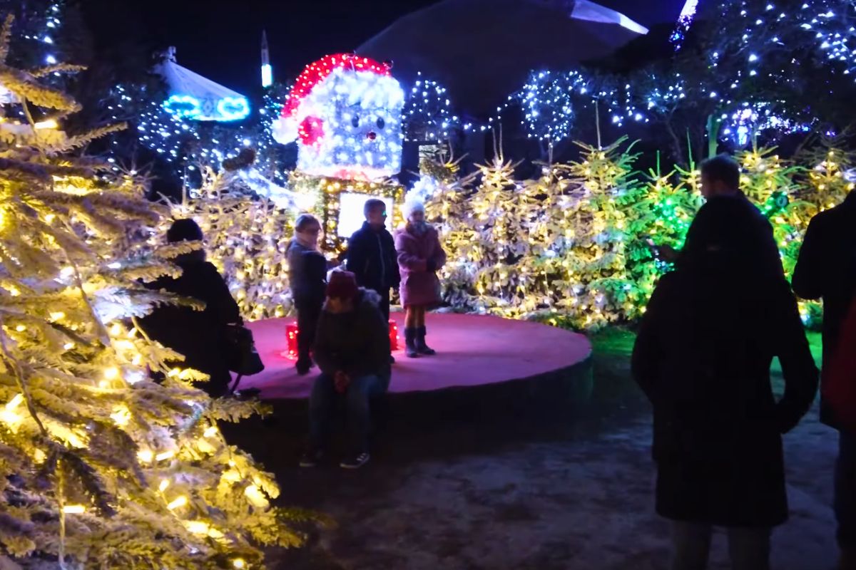 Chalet village de noel Le Barcares animations