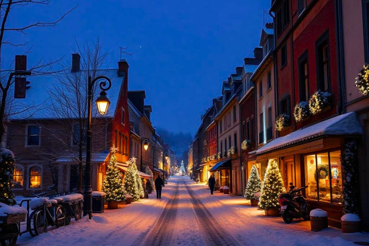 Neige à noel france