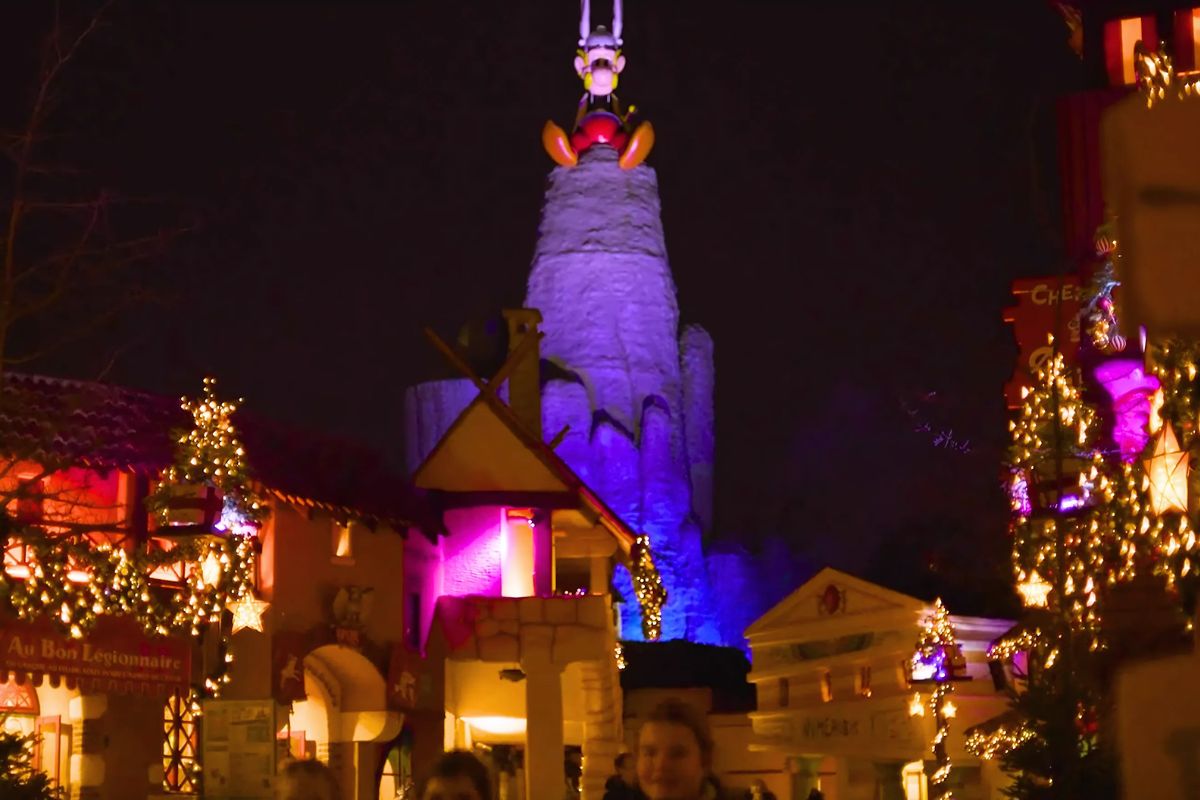 Parc asterix noel ambiance