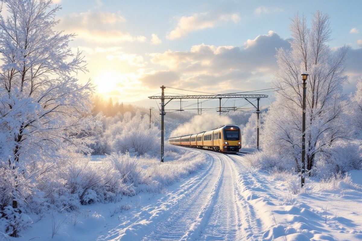 Neige train France